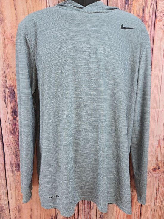 Nike Dri-Fit Mens Gray Lightweight Hoodie Large NWOT - Picture 1 of 9